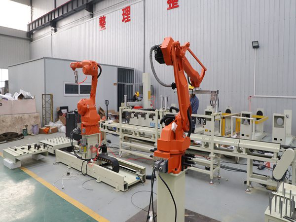 青島賽邦的機床上下料機械手 機床上下料機械手設(shè)計展示