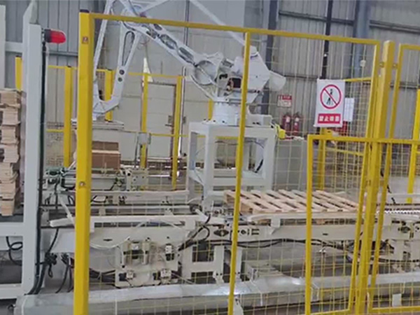 箱體碼垛自動化生產線展示